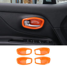 For 2016+ Jeep Renegade Interior Door Handle Trim Bowl Cover Decor RT-TCZ