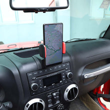 RT-TCZ Cell Phone Holder Mount Bracket Dashboard Windshield for Jeep Wrangler JK 12-17