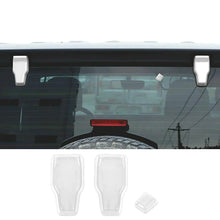 For 2018+ Jeep Wrangler JL Rear Tail Door Window Hinge & Rear Rain Wiper Nozzle Decorative Cover Trim RT-TCZ