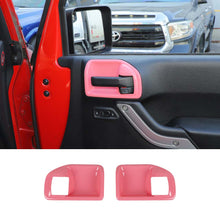 For 2011-2017 Jeep Wrangler JK 2-Door Inner Door Handle Bowl Trim Cover RT-TCZ