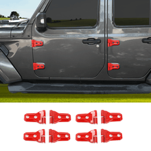 For 2018+ Jeep Wrangler JL JLU & Gladiator JT Door Hinge Covers Protector Decoration Trim Kits RT-TCZ