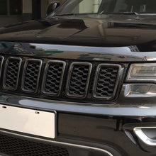 For 2017-2020 Jeep Grand Cherokee Front Grill Inserts Trim Grille Ring Cover Kit RT-TCZ