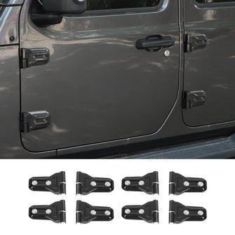 For 2018+ Jeep Wrangler JL JT Exterior Door Hinge Cover Trim Carbon fiber RT-TCZ