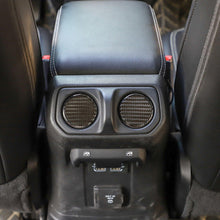 RT-TCZ Armrest Box Rear Air Condition Vent Outlet Trim Sticker For Jeep Wrangler JL 2018+