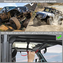 For 2018+ Jeep Wrangler JL & Gladiator JT Roll Bar Front and Rear Steel Grab Handles