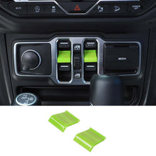 For 2018+ Jeep Wrangler JL JT Window Lift Switch Button Cover Trim RT-TCZ