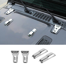 For 2018+ Jeep Wrangler JL JLU Gladiator JT Engine Hood Hinge & Hood Decoration Cover Trim RT-TCZ