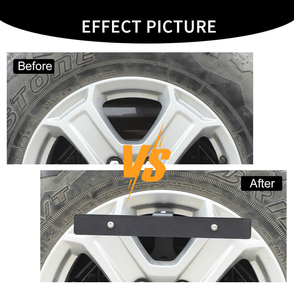 Rt Tcz Rear Spare Tire License Plate Relocation Kit For Jeep Wrangler