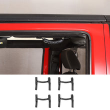 For Jeep Universal 4-Door Top Roll Bar Grab Handles Grip Black