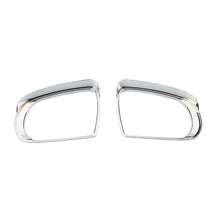 For 2014+ Jeep Cherokee Rear View Mirror Rain Eyebrow Trim Chrome ABS RT-TCZ