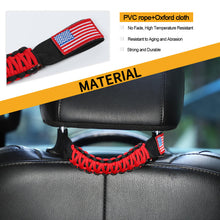 For Jeep Wrangler TJ JK JL & Gladiator JT Grab Handle Rear Seat Headrest Grip USA Flag RT-TCZ