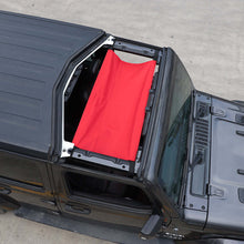 RT-TCZ Car Roof Hammock for Jeep Wrangler YJ, TJ, JK, JKU, JL, JLU, JT 1987-2023 2-Door and 4-Door (Red)