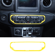 For 2018-2023 Jeep Wrangler JL JLU  & Gladiator JT Center Control Air Conditioner Switch Trim Frame RT-TCZ
