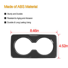 For 2014+ Jeep Cherokee Rear Armrest Cup Holder Panel Trim Cover RT-TCZ