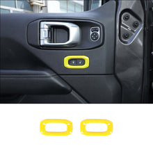 For 2018+ Jeep Wrangler JL JLU & 2020+ Gladiator JT Door Handle Lock Button Cover Trim RT-TCZ