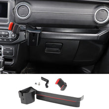 For 2018-2023 Jeep Wrangler JL/Gladiator JT Co-pilot Handle Storage Box Phone Holder Base Black RT-TCZ