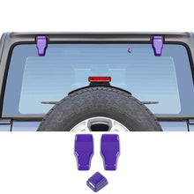 For 2018+ Jeep Wrangler JL Rear Tail Door Window Hinge & Rear Rain Wiper Nozzle Decorative Cover Trim RT-TCZ