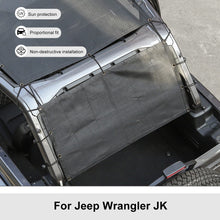 For Jeep Wrangler JL JK TJ 4Doors Rear Trunk Sunshade Mesh Cover Bikini anti-UV