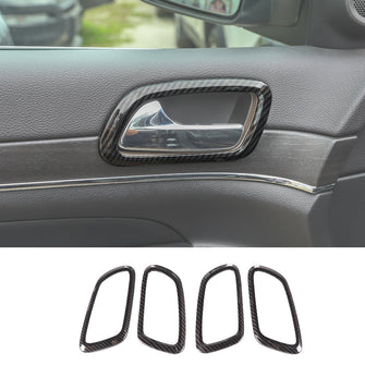 For 2011-2020 Jeep Grand Cherokee Inner Door Handle Bowl Ring Trim Cover RT-TCZ
