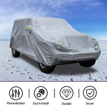 For Jeep Wrangler JKU JLU 4Door Full Car Cover All Weather Rain Snow Waterproof Dust UV Resistant Protection