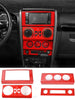 For 2007-2010 Jeep Wrangler JK JKU Control Console Dashboard Panel Cover Trim RT-TCZ