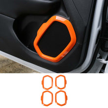 For 2016+ Jeep Renegade 4x Car Door Sound Speaker Audio Ring Cover Frame Trim RT-TCZ