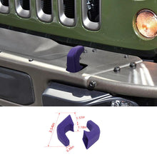 For Jeep Wrangler JK/JL/JT Front Bumper Tow Hook Cover Trim RT-TCZ
