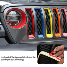 For 2018+ Jeep Wrangler JL / Gladiator JT 7 Colors Grille Inserts & Headlight Cover Trim ABS