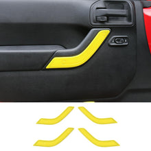 For 2011-2017 Jeep Wrangler JKU 4Doors Interior Door Handle Cover Trim RT-TCZ
