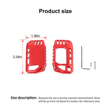 For 2018+ Jeep Wrangler JL JLU, Gladiator JT Aluminum Key Fob Cover Case RT-TCZ