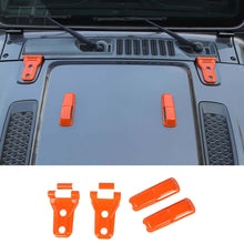 For 2018+ Jeep Wrangler JL JLU Gladiator JT Engine Hood Hinge & Hood Decoration Cover Trim RT-TCZ