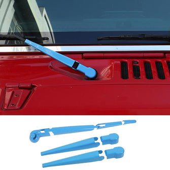 RT-TCZ Front & Rear Window Windshield Wiper Decor Cover Trim For Jeep Wrangler JK 2007-2017 Accessories