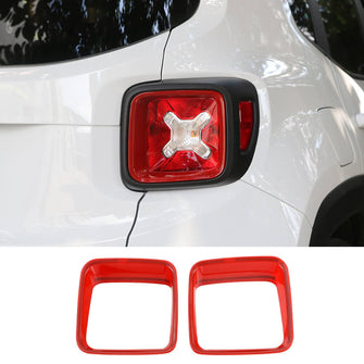 RT-TCZ Rear Tail Light Lamp Cover Trim Frame Trim For 2016+ Jeep Renegade