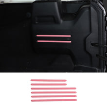 For 2018+ Jeep Wrangler JL 6PCS Rear Tail Trunk Cargo Cover Trim Decor RT-TCZ