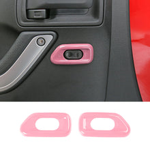 For 2010-2017 Jeep Wrangler JK Door Handle Lock Switch Button Cover Decoration Frame Trim ABS RT-TCZ