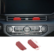 For 2024+ Jeep Wrangler JL/Gladiator JT Central Air Vent Outlet Adjust Cover Trim Decors RT-TCZ