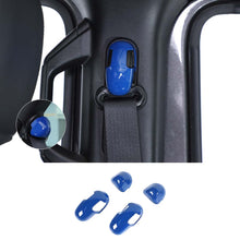 For 2018+ Jeep Wrangler JL JLU 4Pcs Carbon Fiber Seat Belt Buckle Decoration Trim Cover Kit RT-TCZ