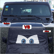 RT-TCZ Front Windshield Protection Anti Sunshade & Snow Shield Cover for Jeep Wrangler TJ JK JL JT