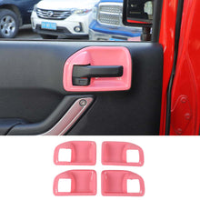 For 2011-2017 Jeep Wrangler JKU Inner Door Handle Bowl Cover Trim RT-TCZ