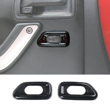 For 2010-2017 Jeep Wrangler JK Door Handle Lock Switch Button Cover Decoration Frame Trim ABS RT-TCZ