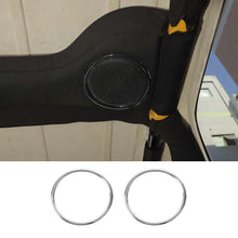 For 1997-2006 Jeep Wrangler TJ Interior Roof Speaker Horn Ring Cover Trim ABS RT-TCZ