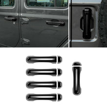 For 2018+ Jeep Wrangler JL JLU Exterior Door Tailgate Hinge Handle Cover Trim Set Kits