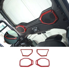 For 2018-2023 Jeep Wrangler JL JLU & Gladiator JT Roof Speaker & A-Pillar Speaker Cover Trim RT-TCZ