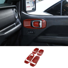 For 2018+ Jeep Wrangler JL& Gladiator JT 4-Door Car Door Handle Bowl Cover Decor Trim RT-TCZ