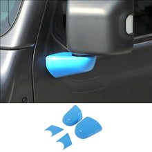 For 2018+ Jeep Wrangler JL JLU & Gladiator JT 4pcs Rearview Side Mirrors Base Cover Trim RT-TCZ