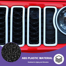 For 2024+ Jeep Wrangler JL & Gladiator JT Front Grille Inserts Guard Middle Mesh Decorative Ring Trim RT-TCZ