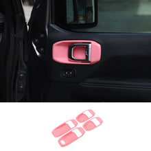 For 2018+ Jeep Wrangler JL& Gladiator JT 4-Door Car Door Handle Bowl Cover Decor Trim RT-TCZ