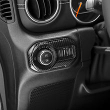 RT-TCZ Full Set Interior Decoration Trim Kit Trim Cover Frame for Jeep Wrangler JL JLU 2018-2023 4Door Sahara Rubicon Sports (Carbon Fiber 11PCS)