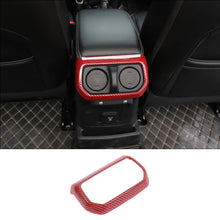 For 2018+ Jeep Wrangler JL JLU Rear Back Seat Air Vents Trim Air-Condition Vent Cover Panel Bezel ABS RT-TCZ
