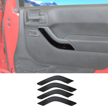 For 2011-2017 Jeep Wrangler JKU 4Doors Interior Door Handle Cover Trim RT-TCZ